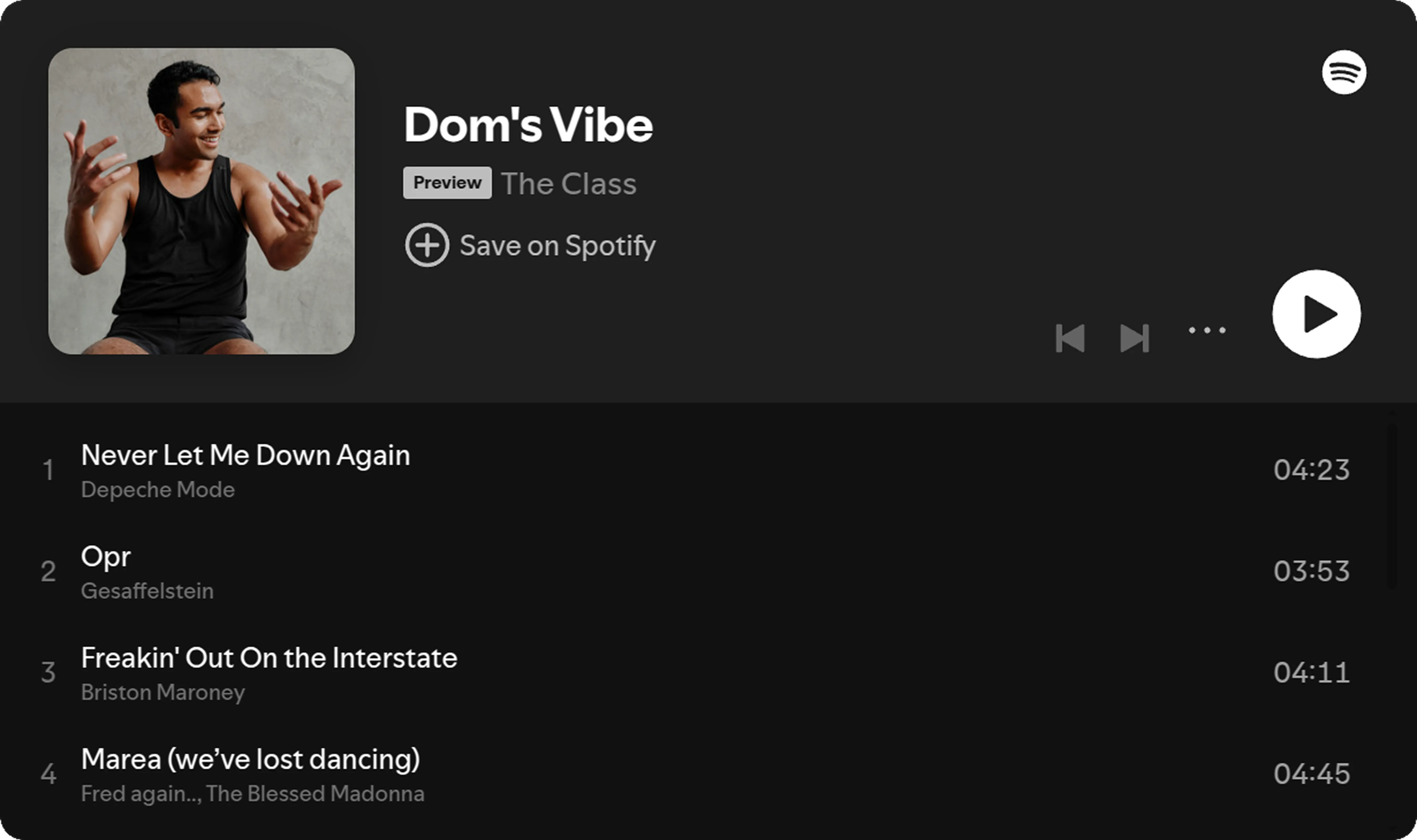 Spotify playlist