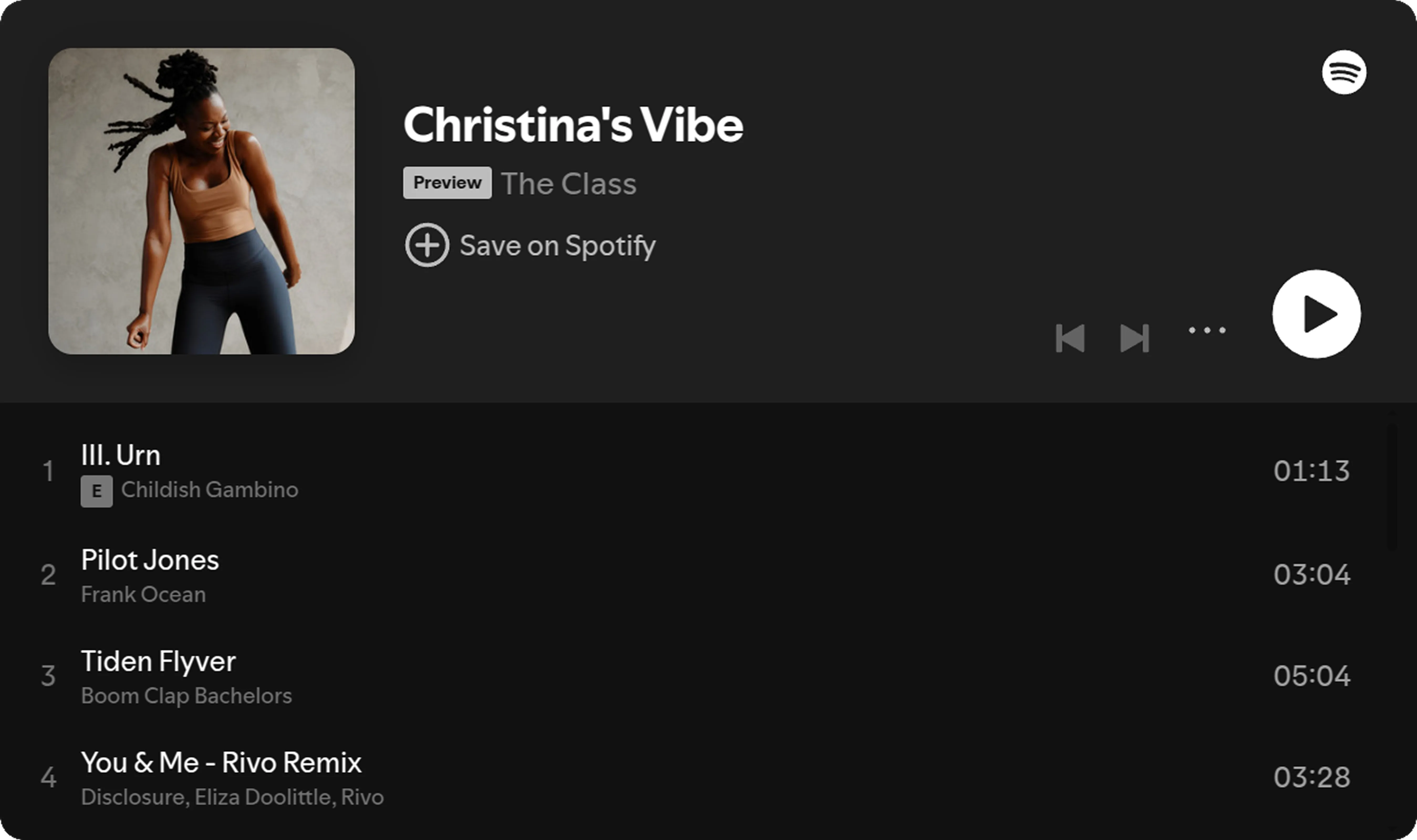 Spotify playlist