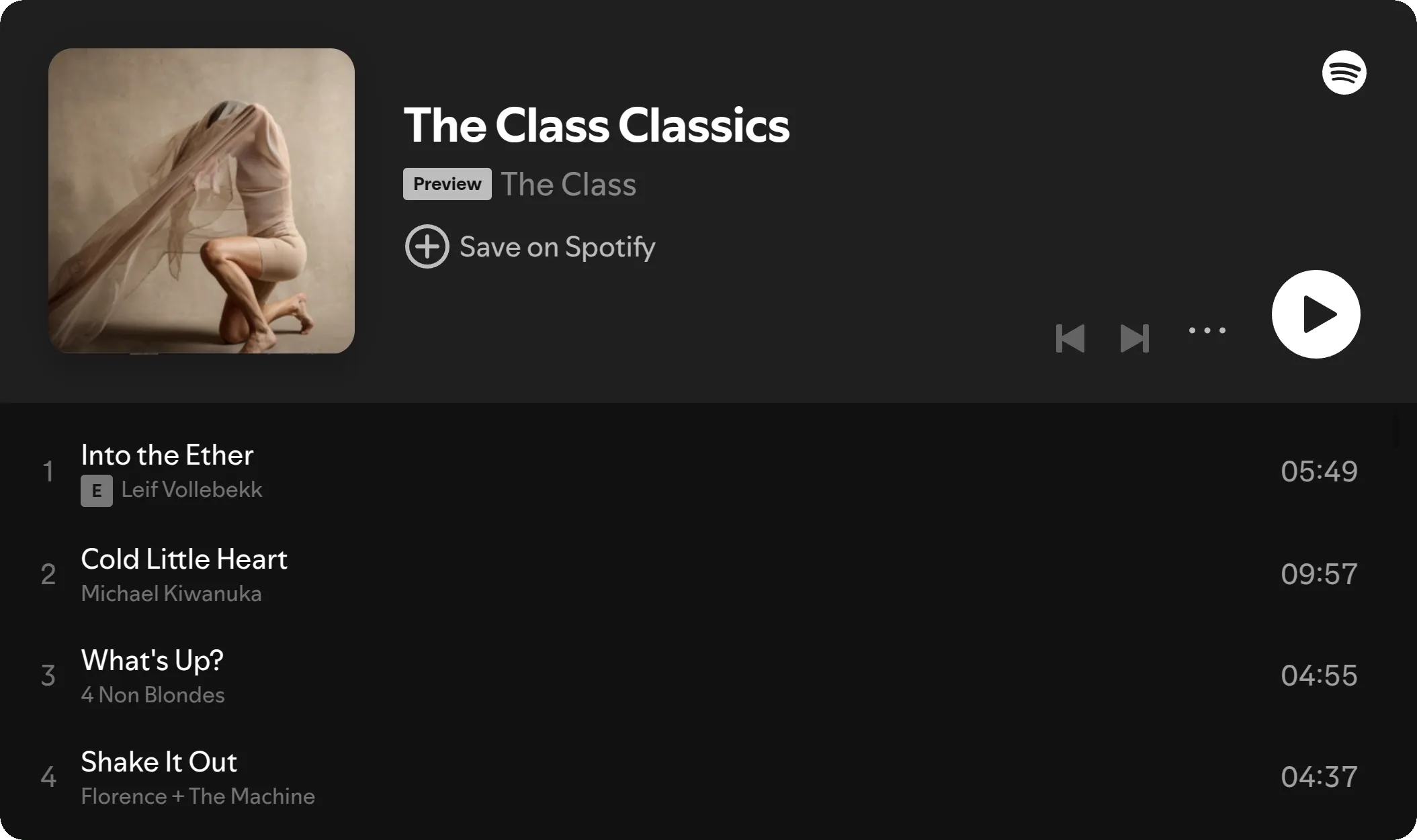 Spotify playlist