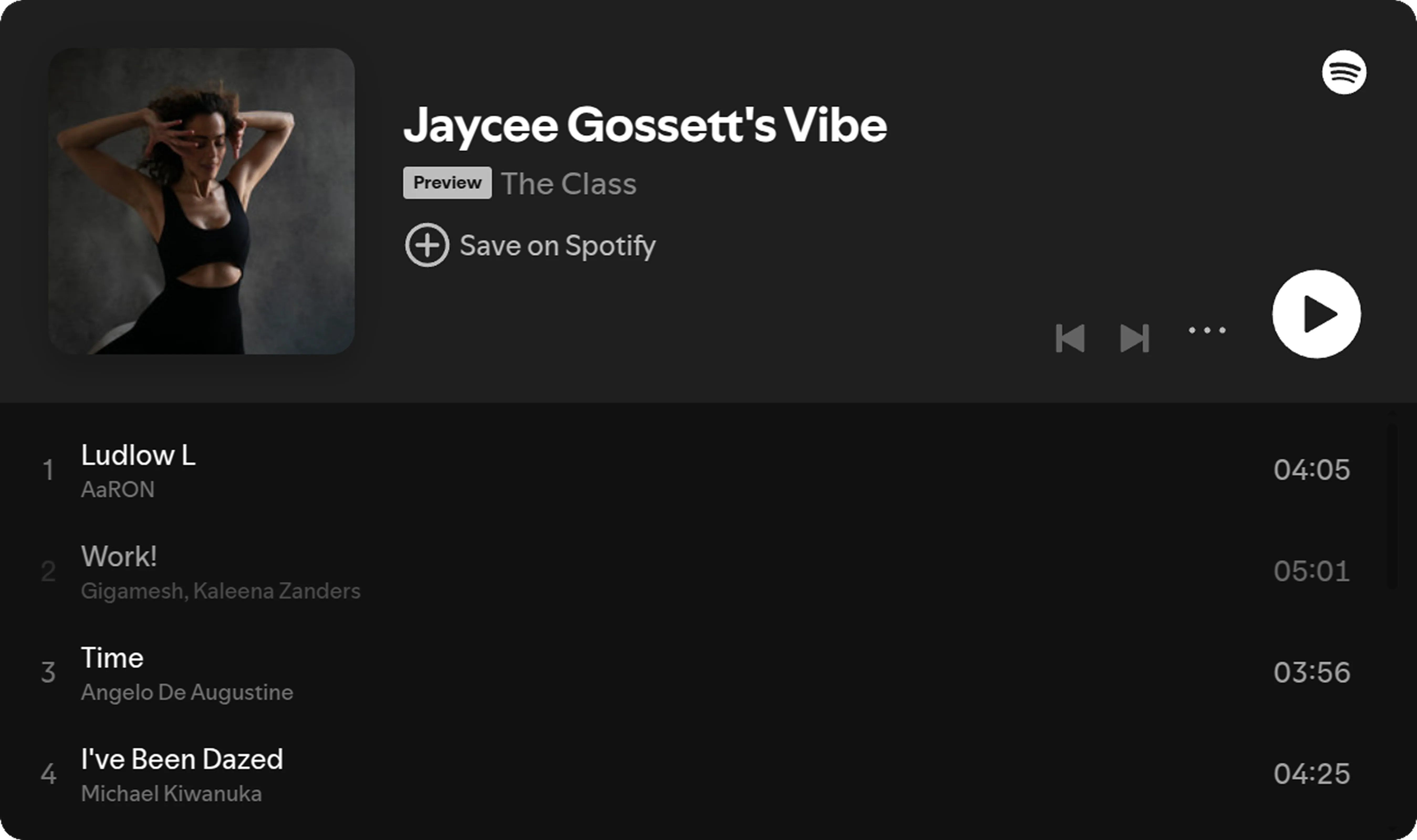 Spotify playlist