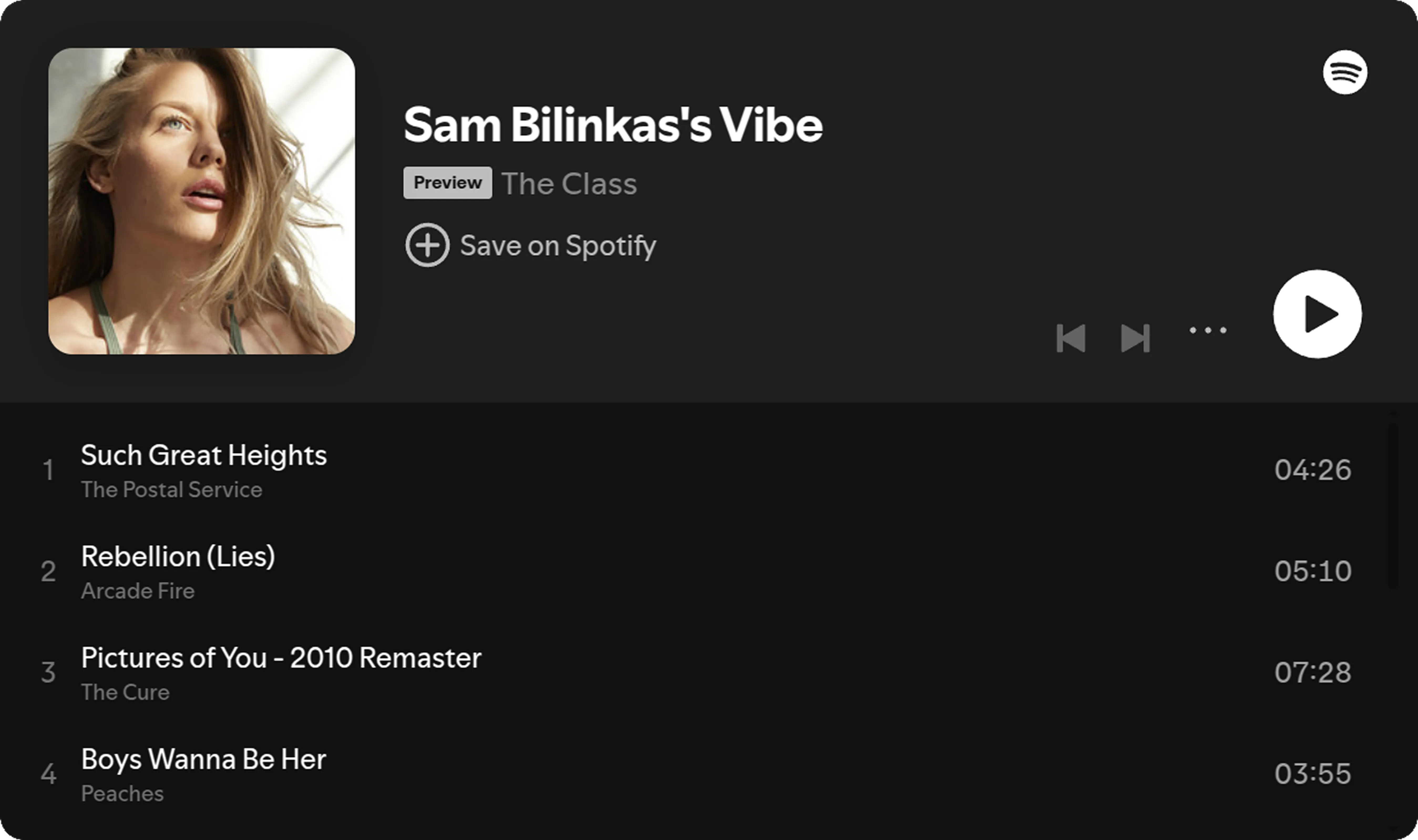 Spotify playlist