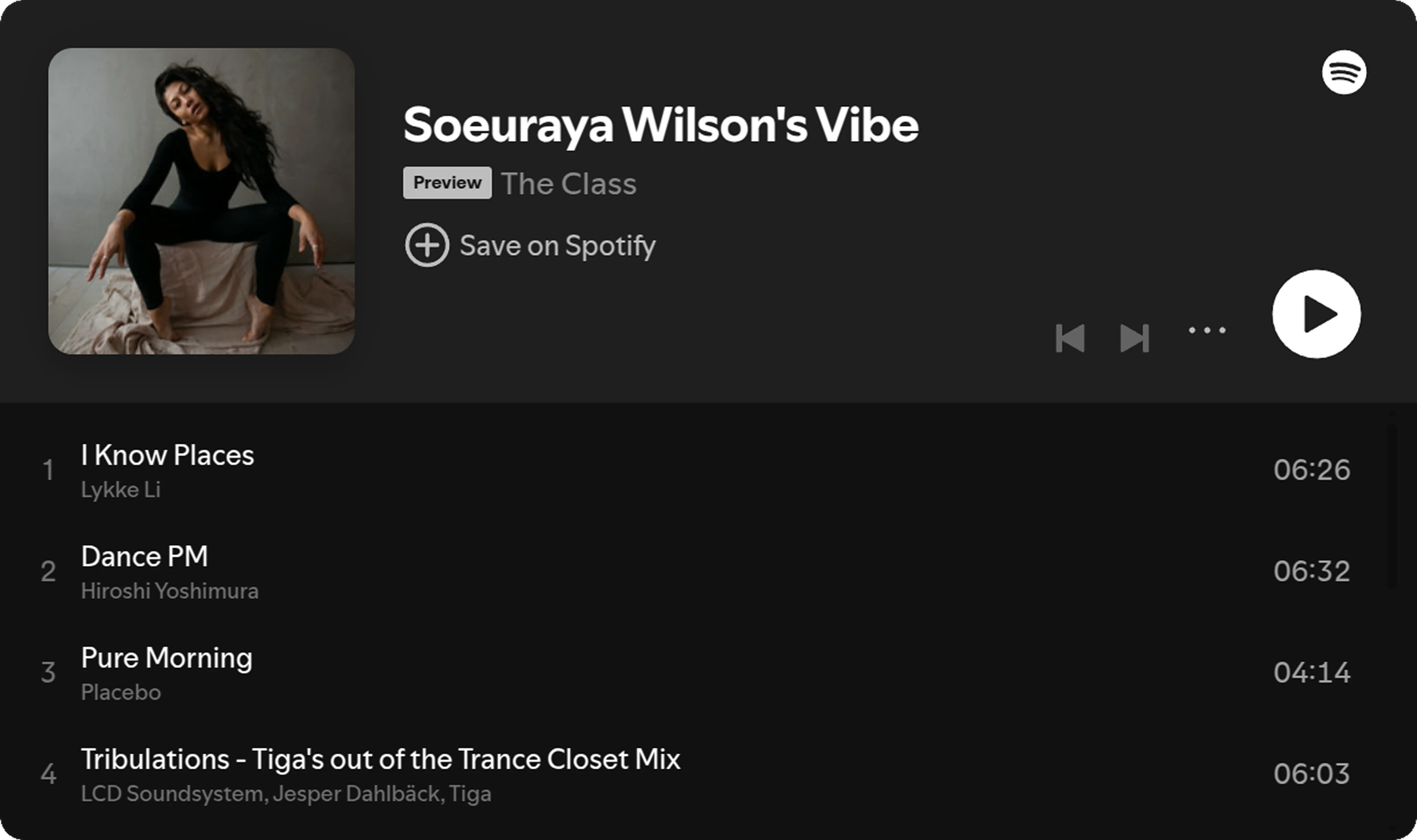Spotify playlist