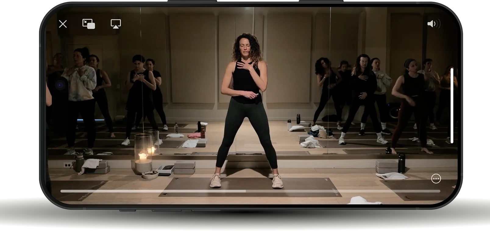 Image of The Class Digital Studio on a phone