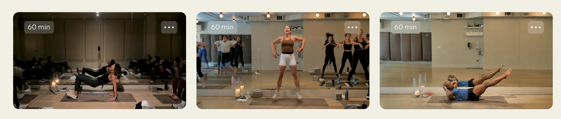 Recommended classes preview